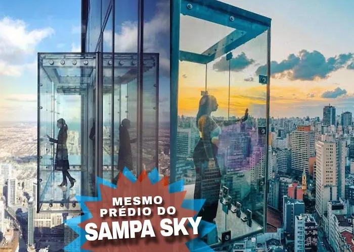 Sampa Sky Lounge Aps Modernos E Completos Com Vista Privilegiada No Predio Mais Alto De Sp