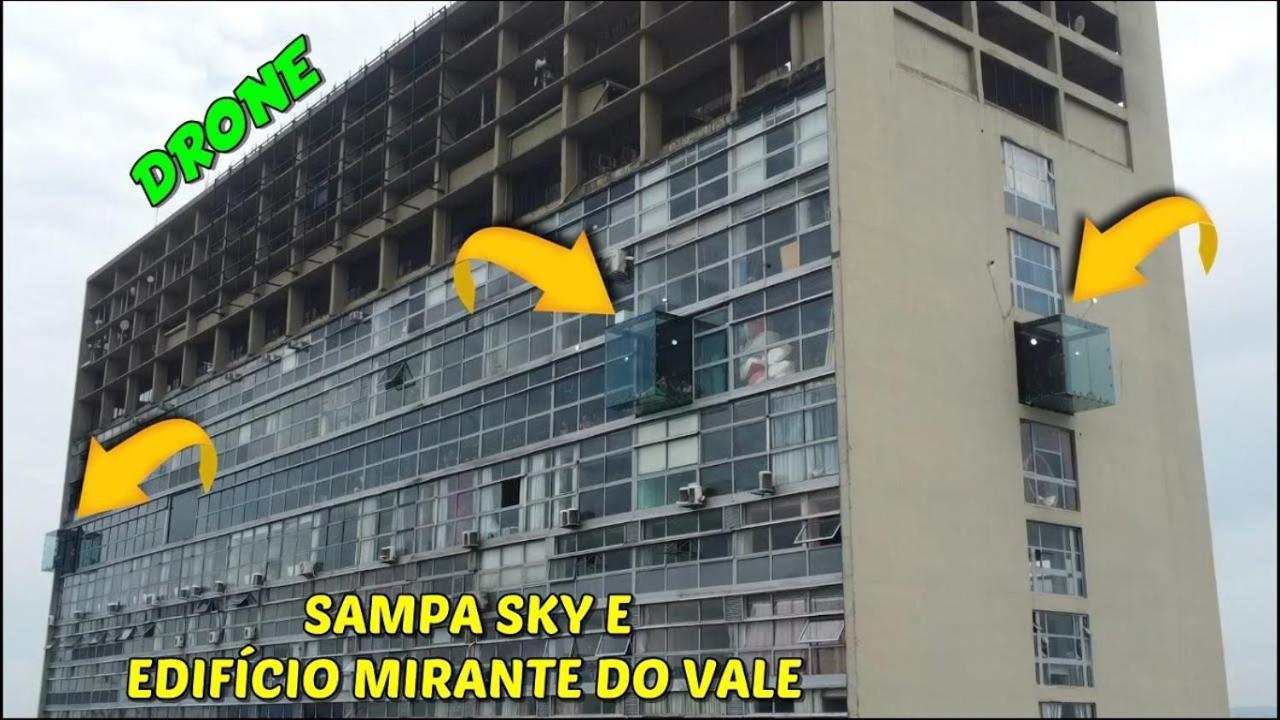 Apartamento Sampa Sky Lounge Aps Modernos E Completos Com Vista Privilegiada No Predio Alto De Sp *