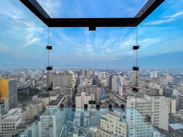Apartamento Sampa Sky Lounge Aps Modernos E Completos Com Vista Privilegiada No Predio Alto De Sp *