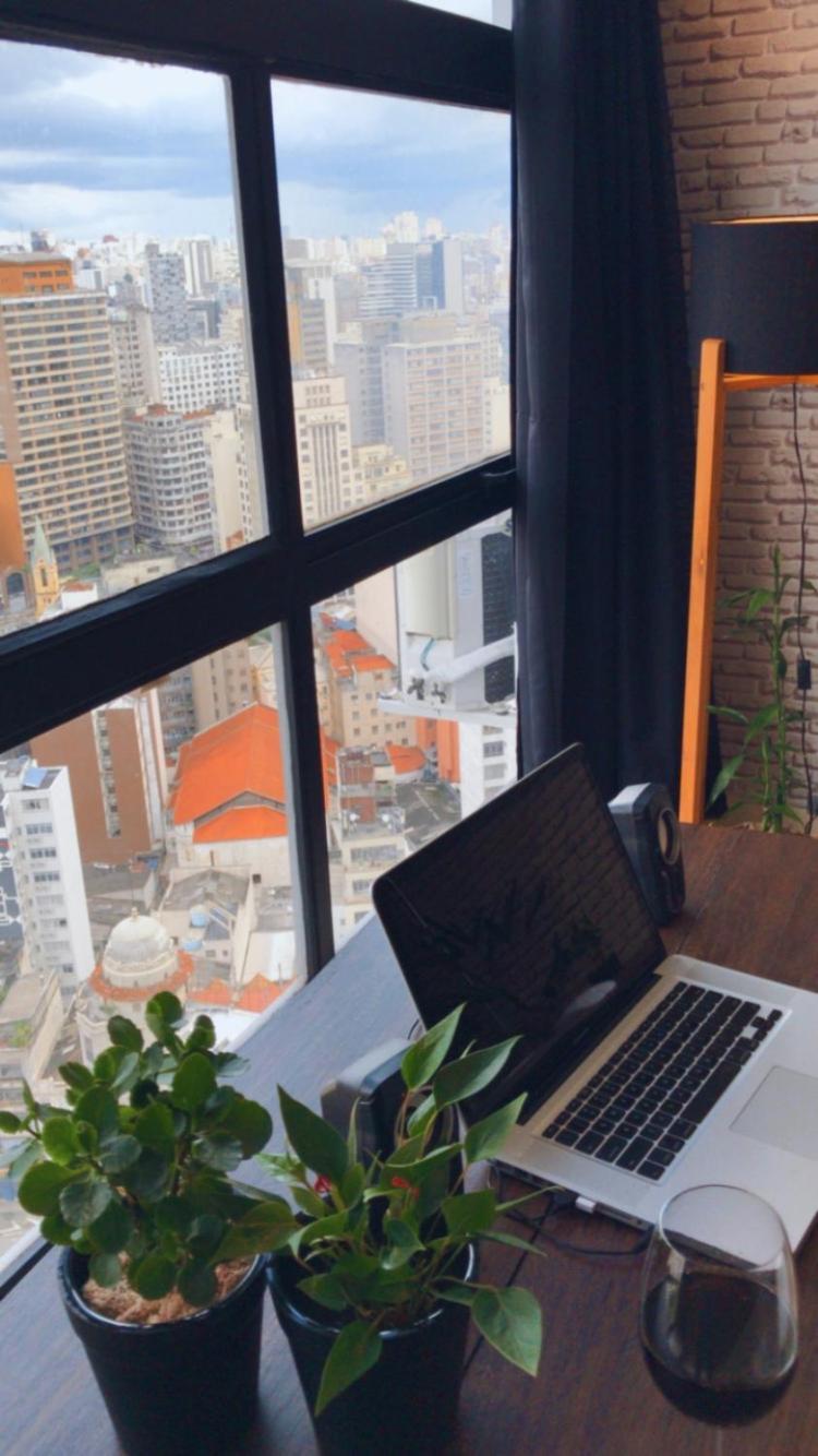 Apartamento Sampa Sky Lounge Aps Modernos E Completos Com Vista Privilegiada No Predio Alto De Sp